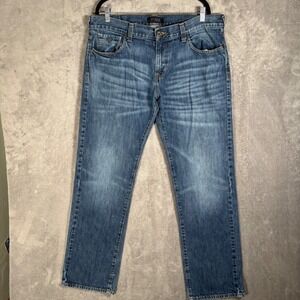 Vintage GUESS Rebel Straight Leg Jeans Men's 38x32 Blue Denim Medium Wash Grunge